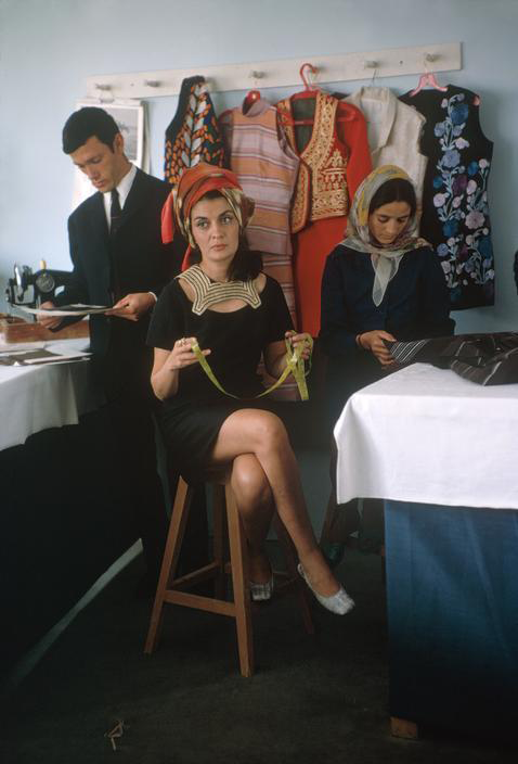 Safia Tarzi in her atelier.